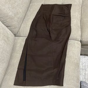 brown Zara skirt, size m, with slit